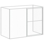 vidaXL Cușcă de câine & țarc gri deschis 214x253x181cm oțel galvanizat vidaXL Cușcă de câine & țarc gri deschis 214x253x181cm oțel galvanizat