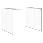 vidaXL Cușcă de câine & țarc gri deschis 214x661x181cm oțel galvanizat vidaXL Cușcă de câine & țarc gri deschis 214x661x181cm oțel galvanizat