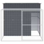 vidaXL Cușcă de câine cu țarc antracit 214x253x181 cm oțel galvanizat vidaXL Cușcă de câine cu țarc antracit 214x253x181 cm oțel galvanizat
