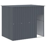 vidaXL Cușcă de câine cu țarc antracit 214x865x181 cm oțel galvanizat vidaXL Cușcă de câine cu țarc antracit 214x865x181 cm oțel galvanizat