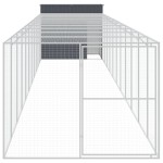 vidaXL Cușcă câine cu țarc antracit 214x1273x181 cm oțel galvanizat vidaXL Cușcă câine cu țarc antracit 214x1273x181 cm oțel galvanizat