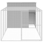 vidaXL Cușcă de câine & țarc gri deschis 214x457x181cm oțel galvanizat vidaXL Cușcă de câine & țarc gri deschis 214x457x181cm oțel galvanizat