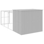vidaXL Cușcă de câine & țarc gri deschis 214x457x181cm oțel galvanizat vidaXL Cușcă de câine & țarc gri deschis 214x457x181cm oțel galvanizat