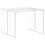 vidaXL Cușcă câine & țarc gri deschis 214x1273x181 cm oțel galvanizat vidaXL Cușcă câine & țarc gri deschis 214x1273x181 cm oțel galvanizat