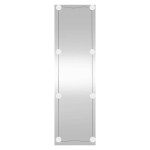 vidaXL Oglindă de perete cu lumini LED 30x100 cm sticlă dreptunghiular