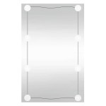 vidaXL Oglindă de perete cu lumini LED 40x60 cm sticlă dreptunghiular