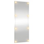 vidaXL Oglindă de perete cu lumini LED 40x100 cm sticlă dreptunghiular
