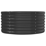 vidaXL Strat înălțat grădină 152x80x36 cm oțel galvanizat