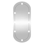 vidaXL Oglindă de perete cu lumini LED 25x60 cm oval sticlă vidaXL Oglindă de perete cu lumini LED 25x60 cm oval sticlă