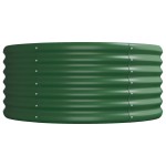 vidaXL Strat înălțat grădină 224x80x36 cm oțel galvanizat