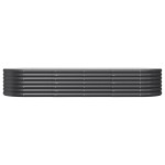 vidaXL Strat înălțat grădină 224x80x36 cm oțel galvanizat