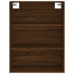 vidaXL Dulap înalt, stejar maro, 69,5x34x180 cm, lemn compozit