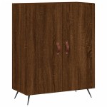 vidaXL Dulap înalt, stejar maro, 69,5x34x180 cm, lemn compozit