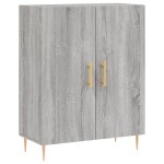 vidaXL Dulap înalt, gri sonoma, 69,5x34x180 cm, lemn compozit