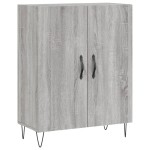 vidaXL Dulap înalt, gri sonoma, 69,5x34x180 cm, lemn compozit