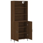 vidaXL Dulap înalt, stejar maro, 69,5x34x180 cm, lemn compozit vidaXL Dulap înalt, stejar maro, 69,5x34x180 cm, lemn compozit