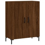 vidaXL Dulap înalt, stejar maro, 69,5x34x180 cm, lemn compozit vidaXL Dulap înalt, stejar maro, 69,5x34x180 cm, lemn compozit