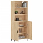 vidaXL Dulap înalt, stejar sonoma, 69,5x34x180 cm, lemn compozit vidaXL Dulap înalt, stejar sonoma, 69,5x34x180 cm, lemn compozit