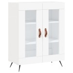 vidaXL Dulap înalt, alb, 69,5x34x180 cm, lemn compozit