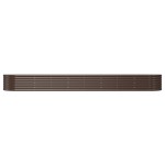 vidaXL Strat înălțat grădină 368x80x36 cm oțel galvanizat