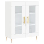 vidaXL Dulap înalt, alb, 69,5x34x180 cm, lemn compozit