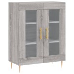 vidaXL Dulap înalt, gri sonoma, 69,5x34x180 cm, lemn compozit