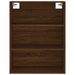vidaXL Dulap înalt, stejar maro, 69,5x34x180 cm, lemn compozit