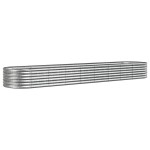 vidaXL Strat înălțat grădină 368x80x36 cm oțel vopsit electrostatic vidaXL Strat înălțat grădină 368x80x36 cm oțel vopsit electrostatic