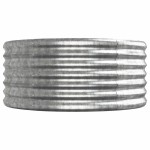 vidaXL Strat înălțat grădină 368x80x36 cm oțel vopsit electrostatic vidaXL Strat înălțat grădină 368x80x36 cm oțel vopsit electrostatic