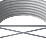 vidaXL Strat înălțat grădină 368x80x36 cm oțel vopsit electrostatic vidaXL Strat înălțat grădină 368x80x36 cm oțel vopsit electrostatic