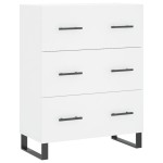 vidaXL Dulap înalt, alb, 69,5x34x180 cm, lemn compozit
