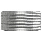 vidaXL Strat înălțat grădină 512x80x36 cm oțel galvanizat