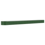 vidaXL Strat înălțat grădină 620x80x36 cm oțel vopsit electrostatic