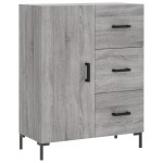 vidaXL Dulap înalt, gri sonoma, 69,5x34x180 cm, lemn compozit