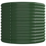 vidaXL Strat înălțat grădină 224x80x68 cm oțel galvanizat