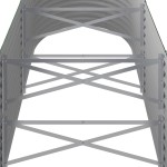 vidaXL Strat înălțat grădină 224x80x68 cm oțel galvanizat