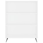 vidaXL Dulap înalt, alb, 69,5x32,5x180 cm, lemn prelucrat