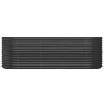 vidaXL Strat înălțat grădină 224x80x68 cm oțel galvanizat