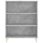 vidaXL Dulap înalt, gri beton, 69,5x32,5x180 cm, lemn prelucrat