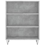 vidaXL Dulap înalt, gri beton, 69,5x32,5x180 cm, lemn prelucrat