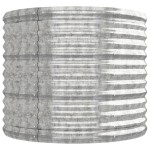 vidaXL Strat înălțat grădină 224x80x68 cm oțel galvanizat