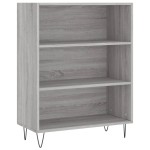 vidaXL Dulap înalt, gri sonoma, 69,5x32,5x180 cm, lemn prelucrat