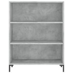 vidaXL Dulap înalt, gri beton, 69,5x32,5x180 cm, lemn compozit