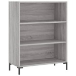 vidaXL Dulap înalt, gri sonoma, 69,5x32,5x180 cm, lemn compozit