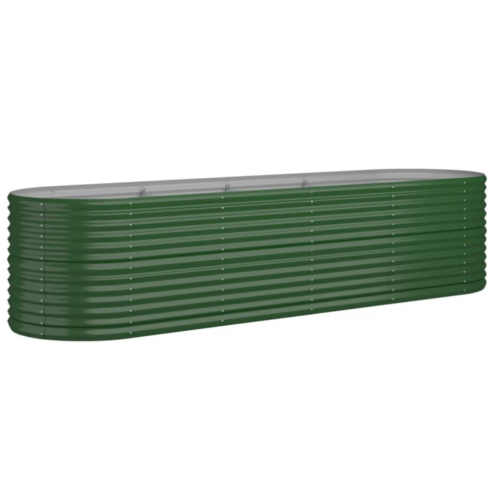 vidaXL Strat înălțat grădină 296x80x68 cm oțel vopsit electrostatic