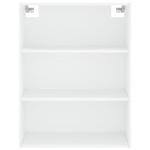 vidaXL Dulap înalt, alb, 69,5x32,5x180 cm, lemn prelucrat