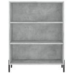 vidaXL Dulap înalt, gri beton, 69,5x32,5x180 cm, lemn compozit
