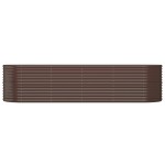 vidaXL Strat înălțat grădină 296x80x68 cm oțel vopsit electrostatic