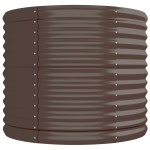 vidaXL Strat înălțat grădină 296x80x68 cm oțel vopsit electrostatic