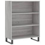 vidaXL Dulap înalt, gri sonoma, 69,5x32,5x180 cm, lemn compozit